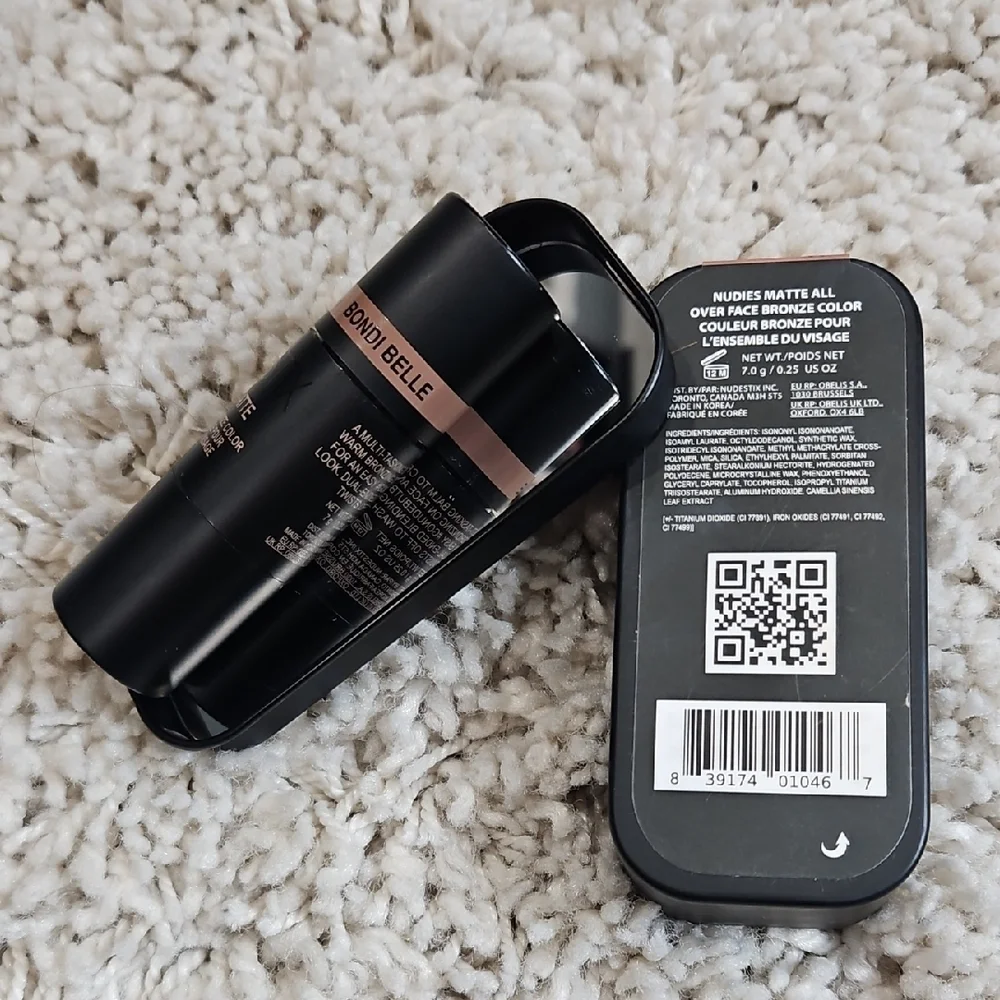 NUDESTIX Sleek Black Storage Tin
